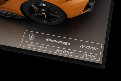 The Koenigsegg Jesko Absolut 1:8 Scale Model (orange)