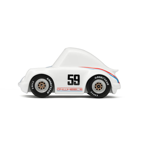 ON WHEELS Q CAR 1：24 Scale Models - P ver. no.60 Matt White