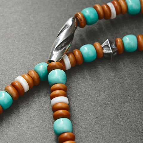 Arthur.K Amaterasu Series Seisen 0.6 Turquoise & Olive Necklace, One Size (Unlimited Edition)