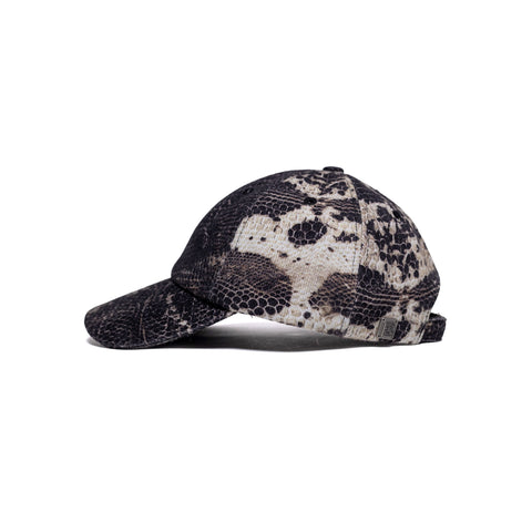 BLANK_SET Baseball Cap - Black Snake Pattern