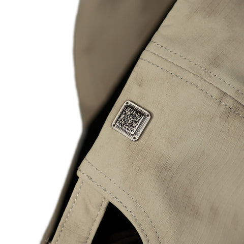 BLANK_SET Baseball Cap - Grey Wax Paint Finish