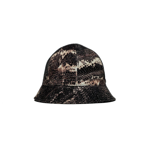 BLANK_SET Fatigue Hat - Black ( Snake Pattern )