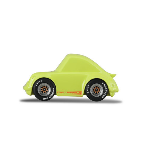 ON WHEELS Q CAR 1：24 Scale Models - P ver.  no.66 Lemon Yellow